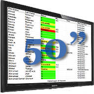 Large Screen 50"