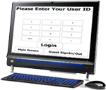 EIOBoard In Out Board Kiosk Interface and Screen