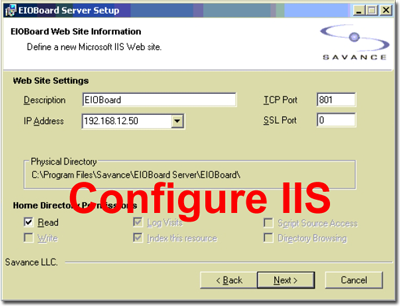 Configure IIS