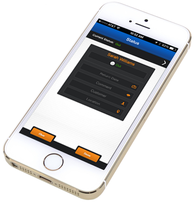 EIOBoard iPhone App - Screenshot